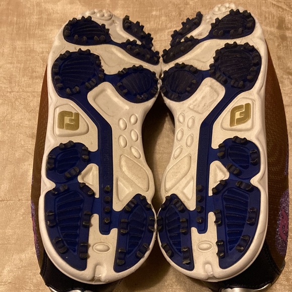 Footjoy Women’s Empower BOA Navy Plum Golf Shoe - Picture 8 of 8